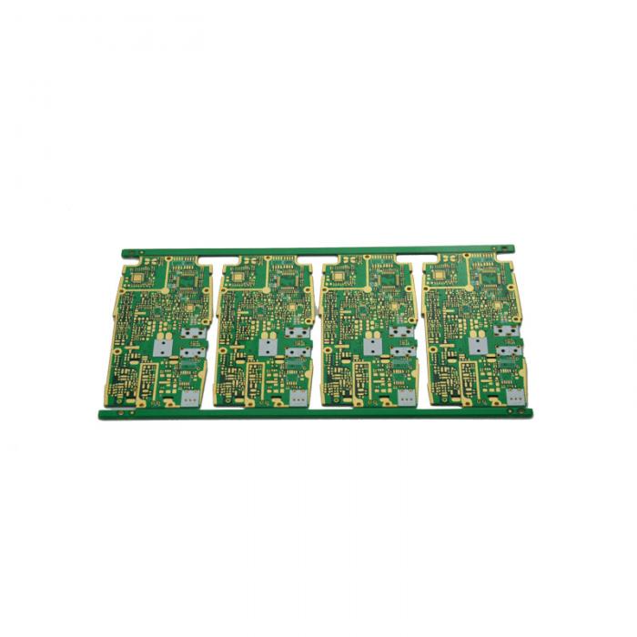 6 layer one step HDI PCB with plated edges 6 layer one step HDI PCB with plated edges